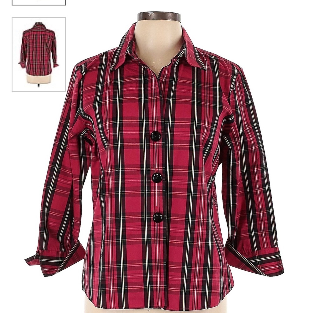 Foxcroft Long Sleeve Button-Down Shirt